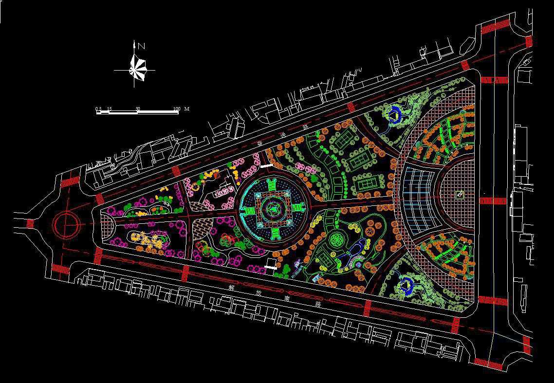 High-quality Residential Landscape Design Drawings download - Landscape Planning/Urban Design/Urban Graphics